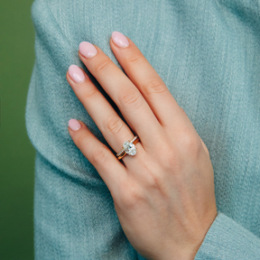 Ovaal Geslepen 2 ct Ring