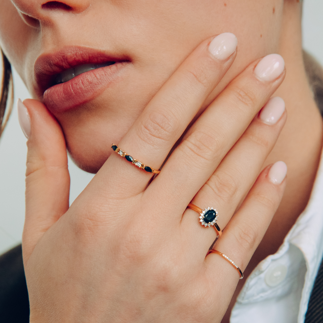 Audrey | Sapphire & Diamond