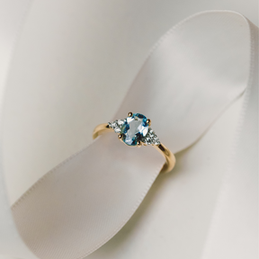 Joanne Imperial Aquamarine & Diamond ring