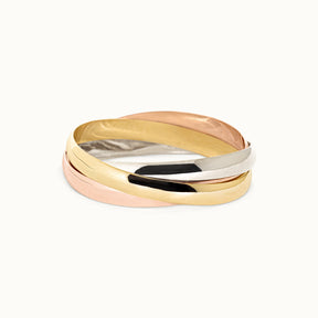 Tricolour Trinity Ring