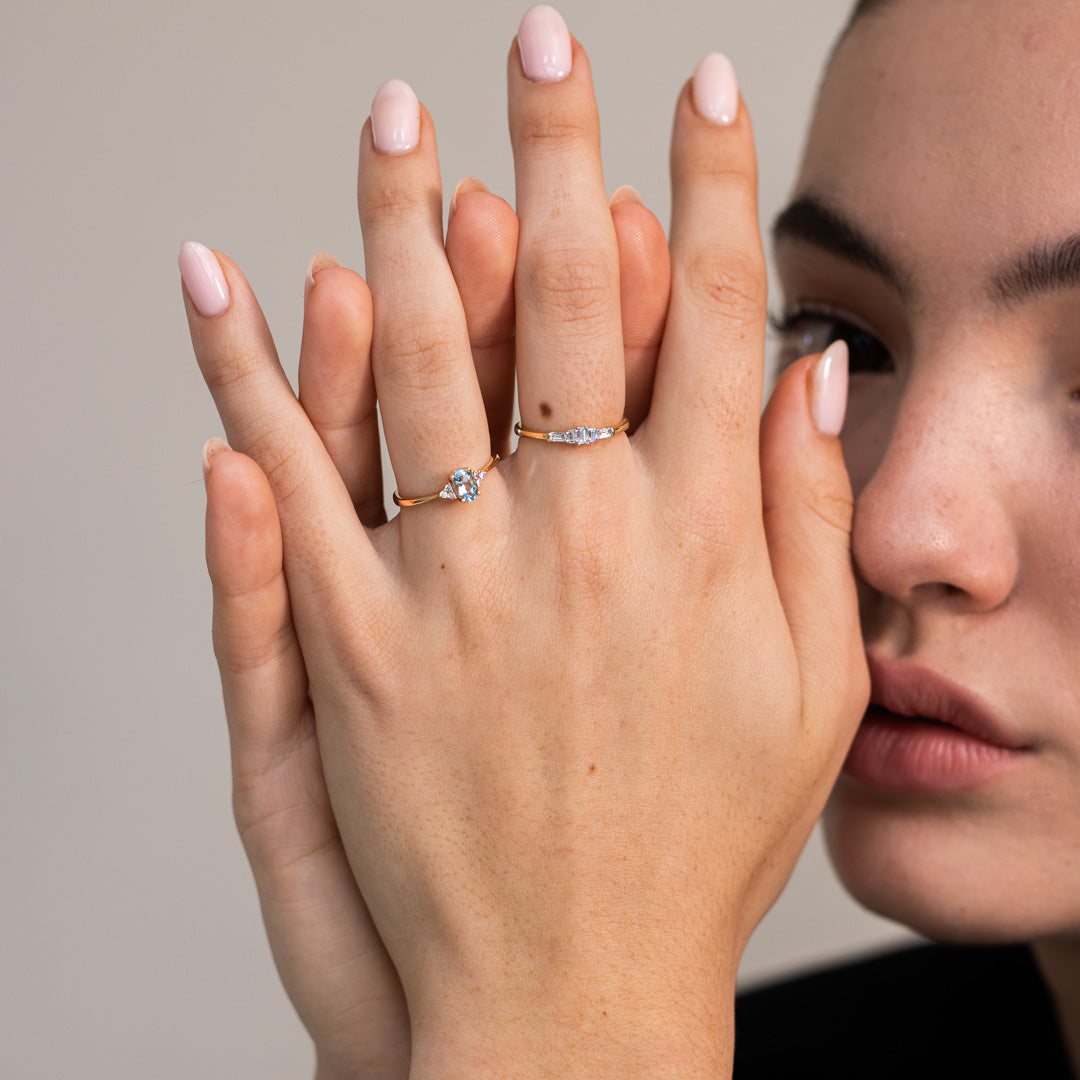 Joanne | Aquamarijn & Diamant