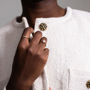 Diamond Row Petite Ring