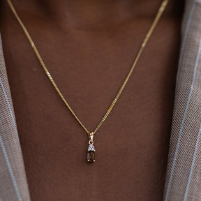 Maya | Rookkwarts & Diamant Hanger