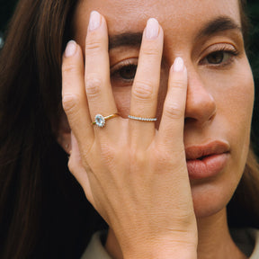 Spencer Petite | Aquamarijn & Diamant