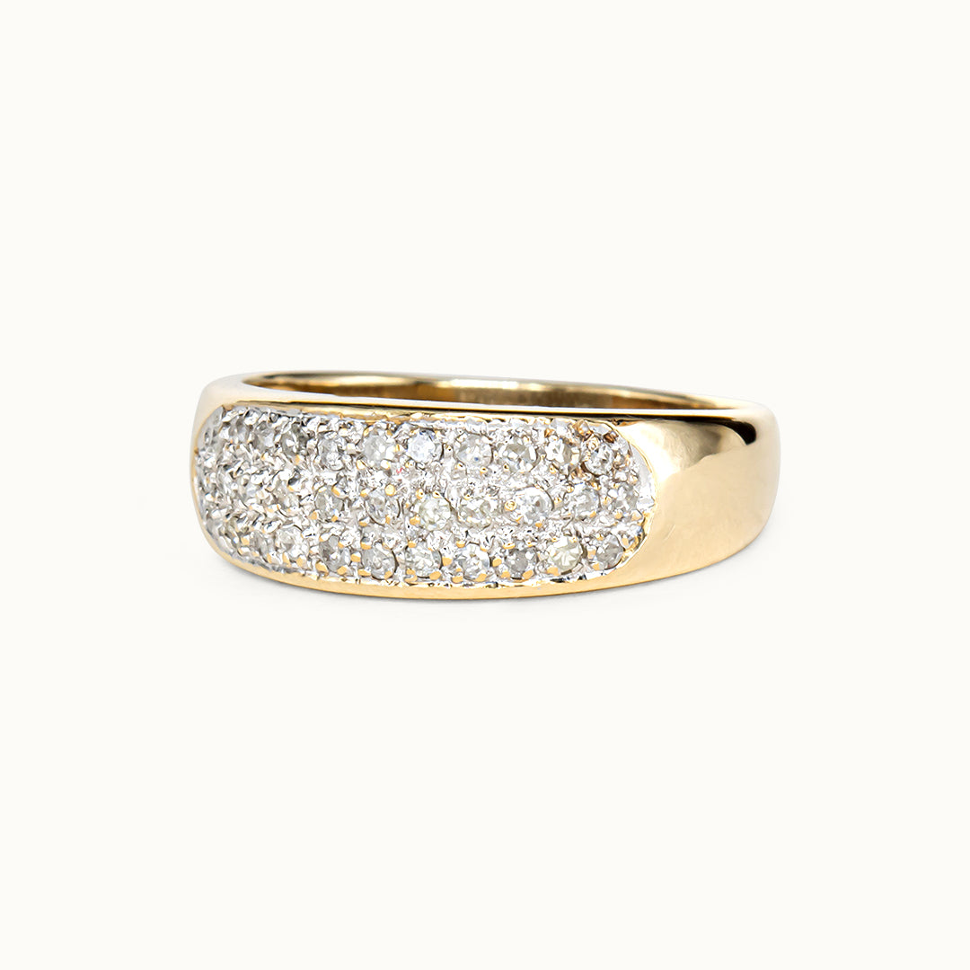 Vintage 9K Diamant Ring