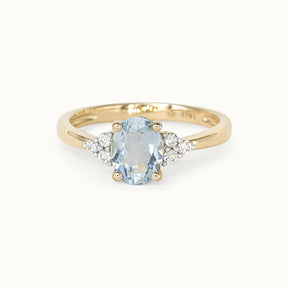 Joanne Imperial Aquamarine & Diamond ring
