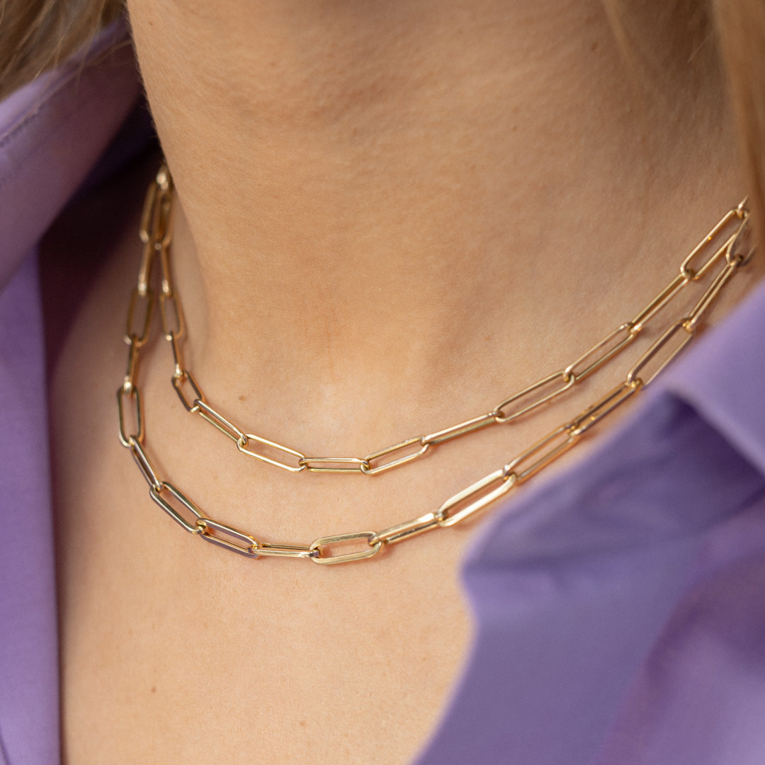 Alexia | Paperclip Necklace