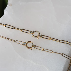 Alexia | Paperclip Necklace