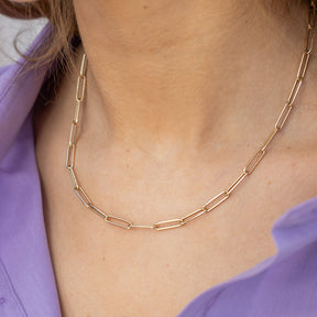 Alexia | Paperclip Necklace