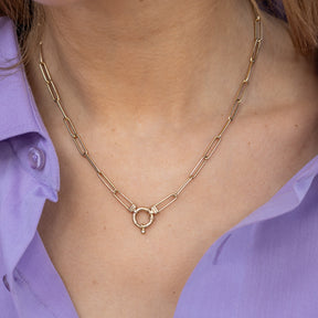 Alexia | Paperclip Necklace