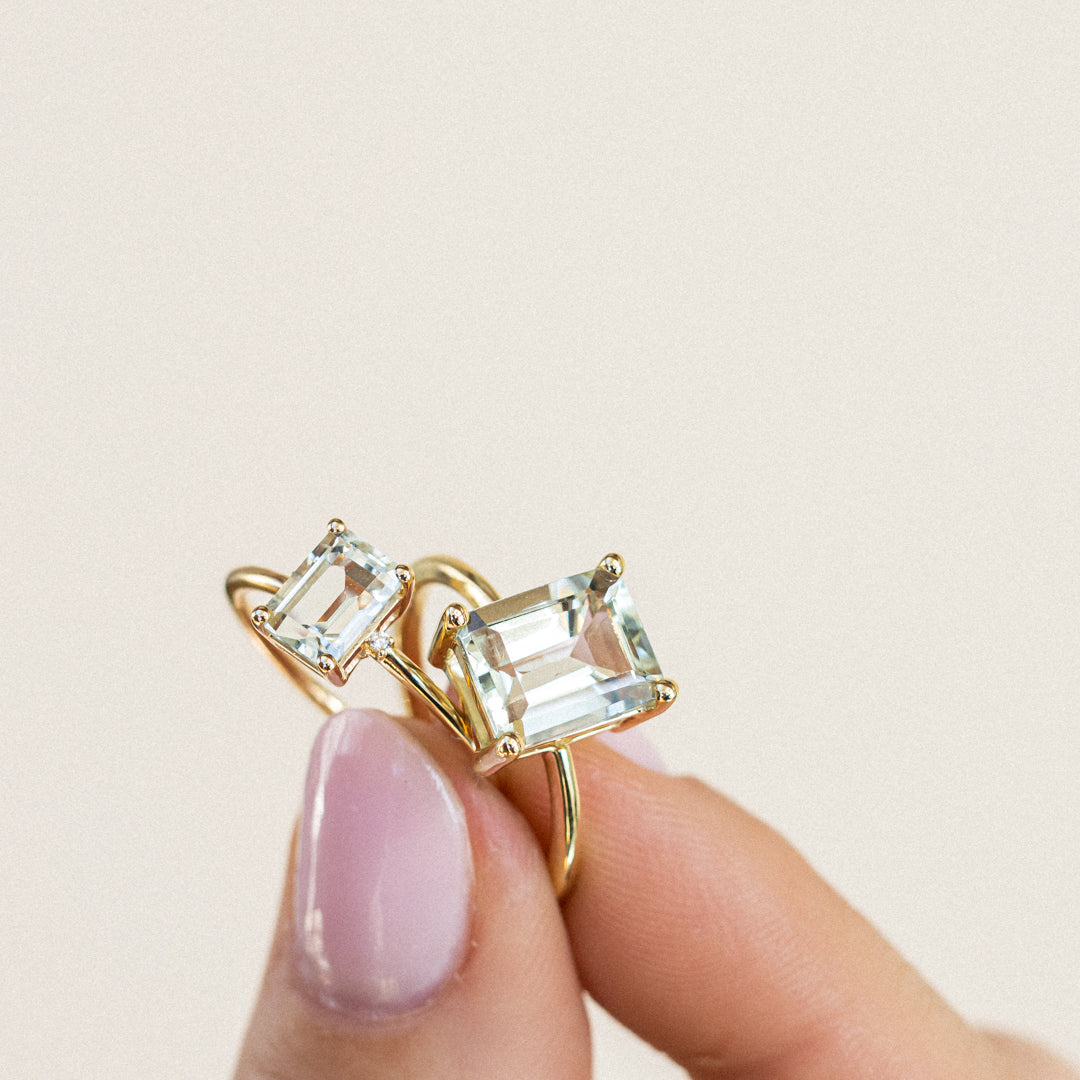 Spencer Petite | 14K Sapphire and Diamond