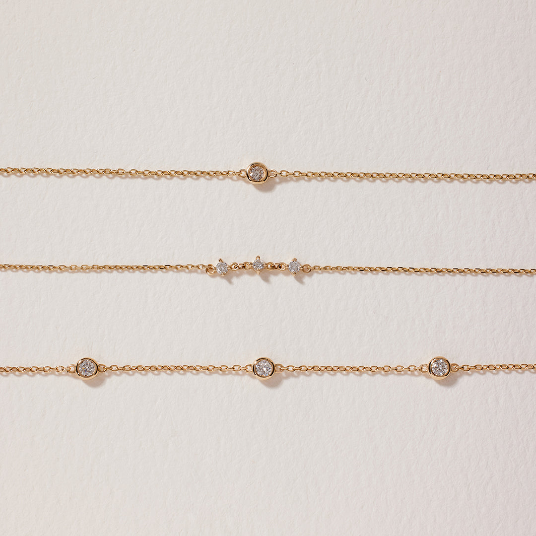 Dawn Triple Diamond Bracelet