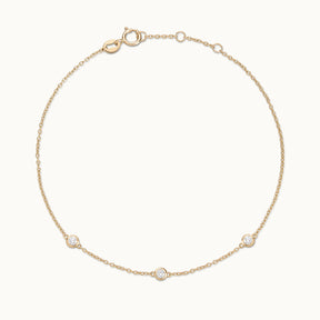 Dawn Triple Diamond Bracelet