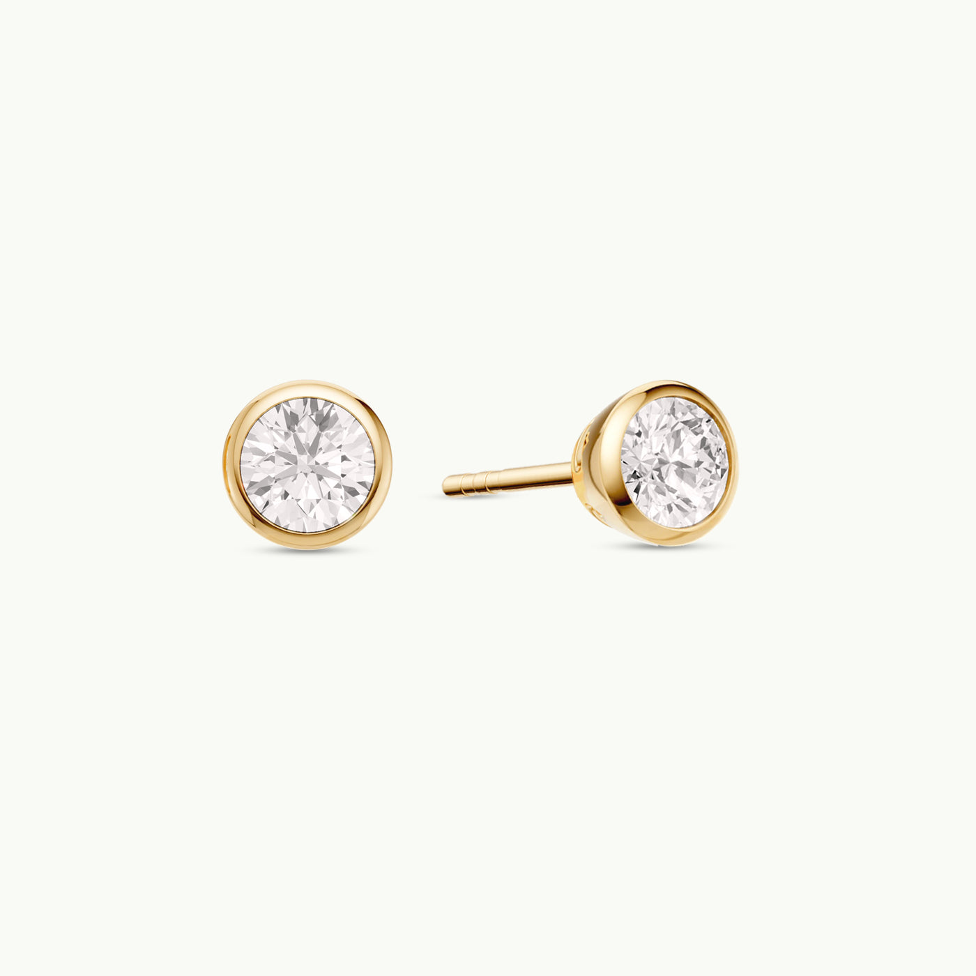 Briljant Bezel Stud 0.25 ct