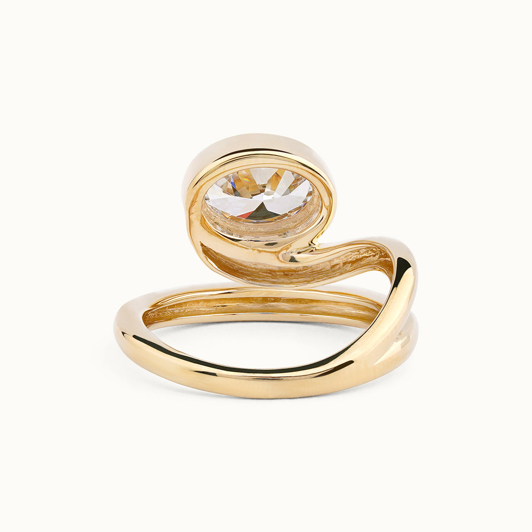Camille Wavy Ovaal Ring