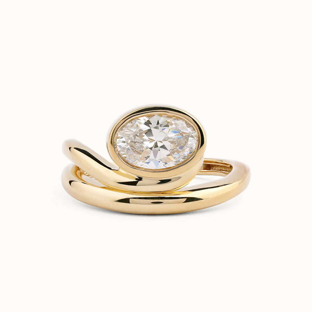 Camille Wavy Ovaal Ring