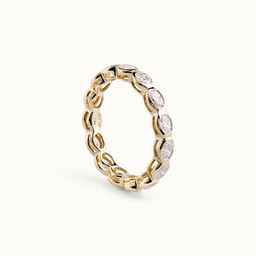 Full Eternity Ovaal East West Bezel