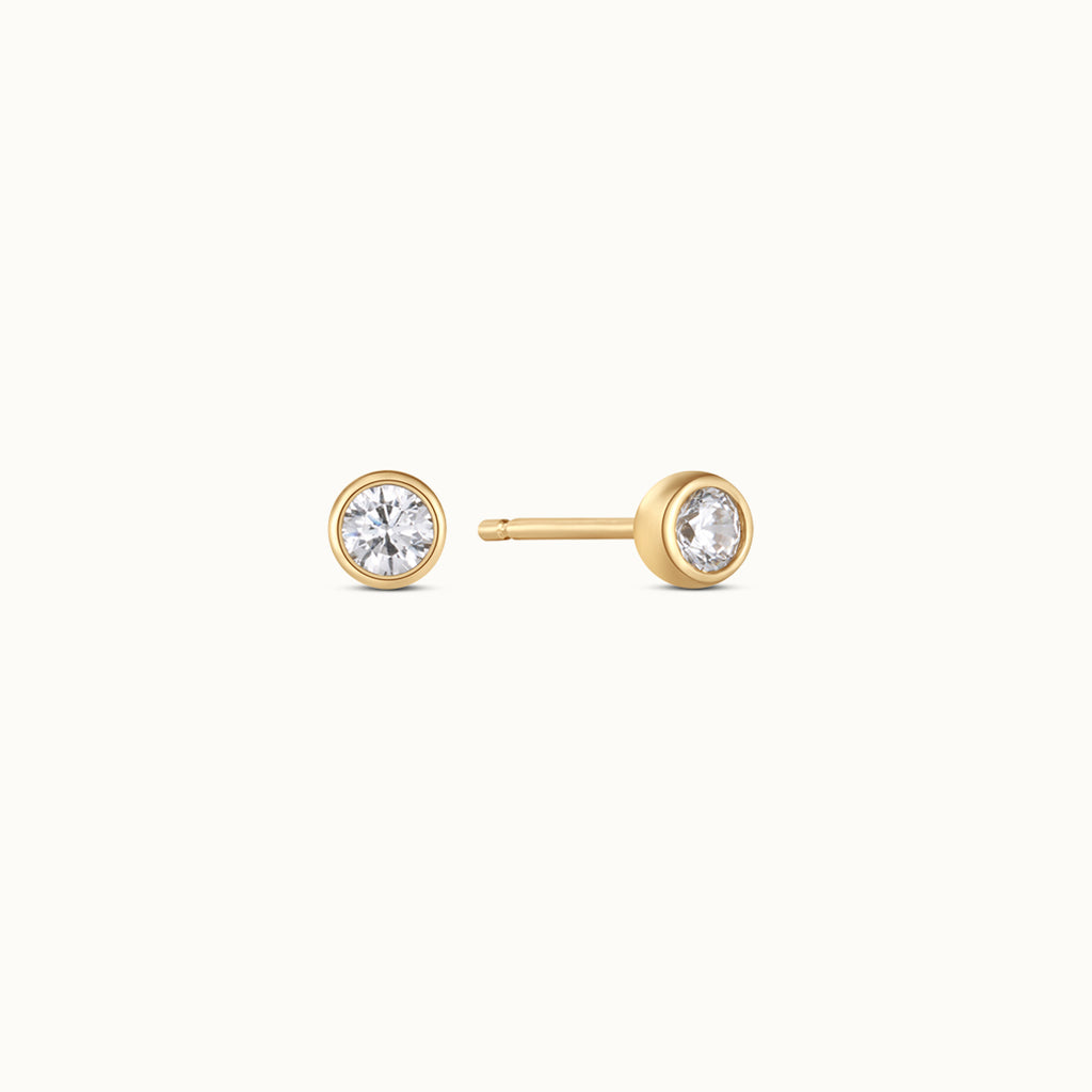 Diamant Bezel Stud