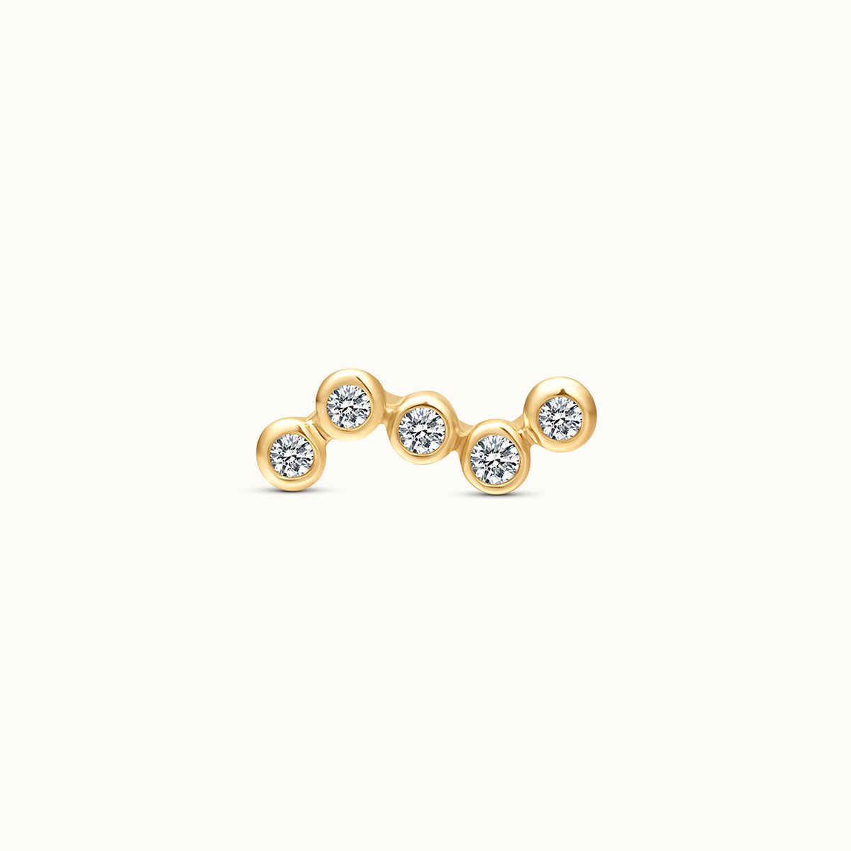 Wavy Diamant Studs