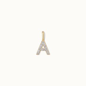 Letter Diamond Pendant