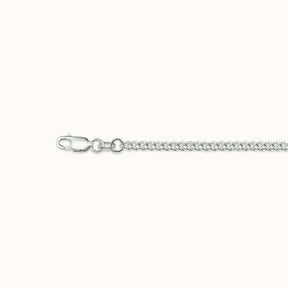 Gourmette 2.4 mm ketting
