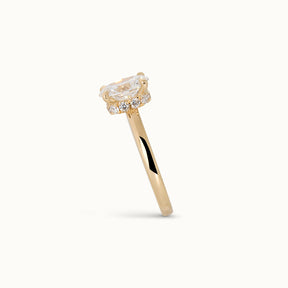 Ovaal Geslepen 1.5 ct met Hidden Halo
