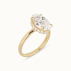 Ovaal Geslepen 3 ct met Hidden Halo