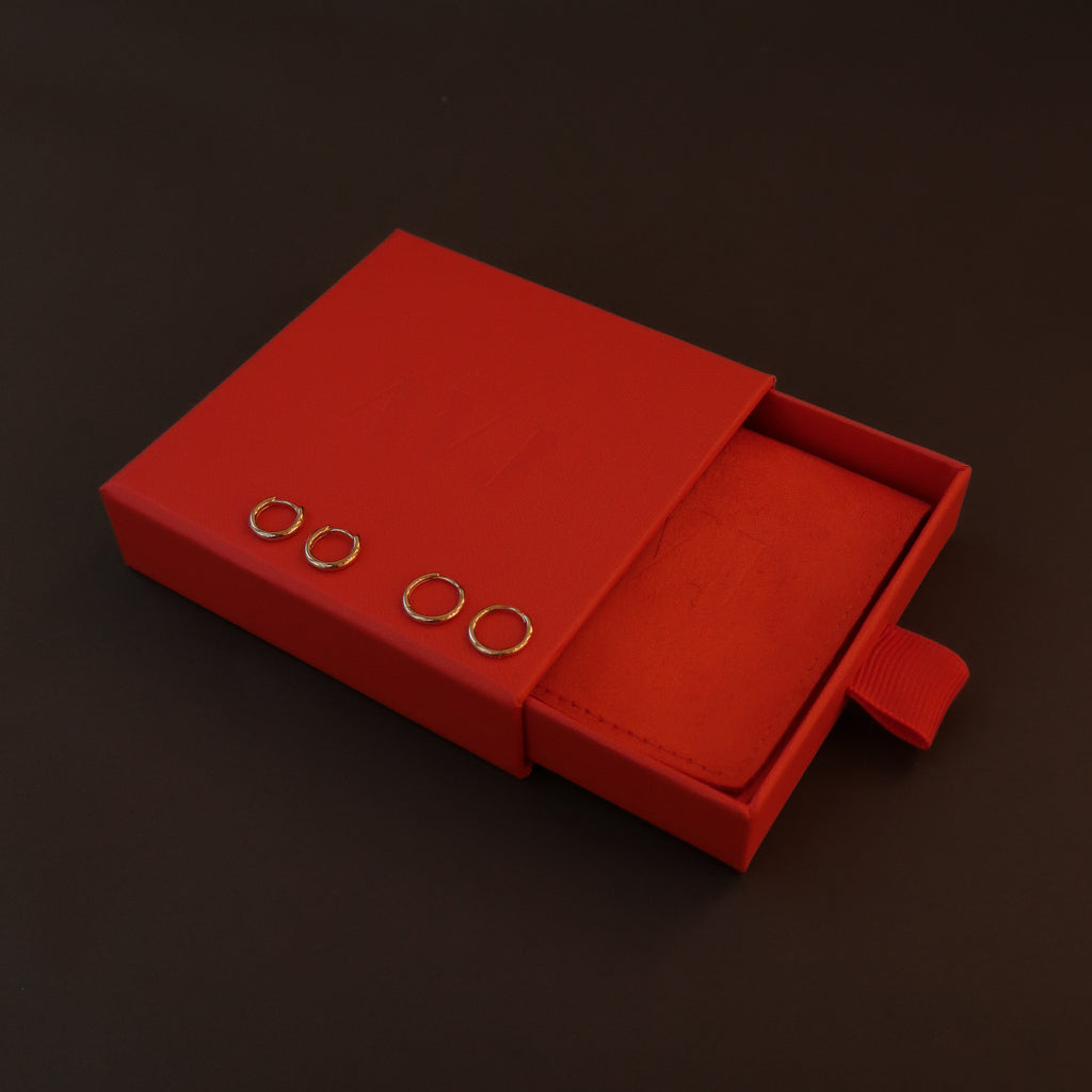 Classic huggies 9 + 10 mm set