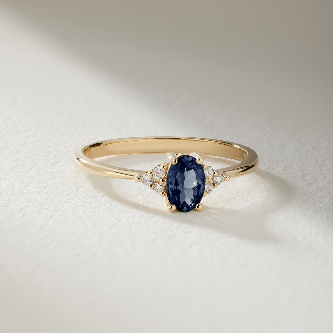 Joanne | 14K Saffier & Diamant