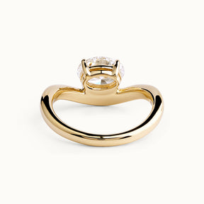 Josephine Wavy Oval Ring