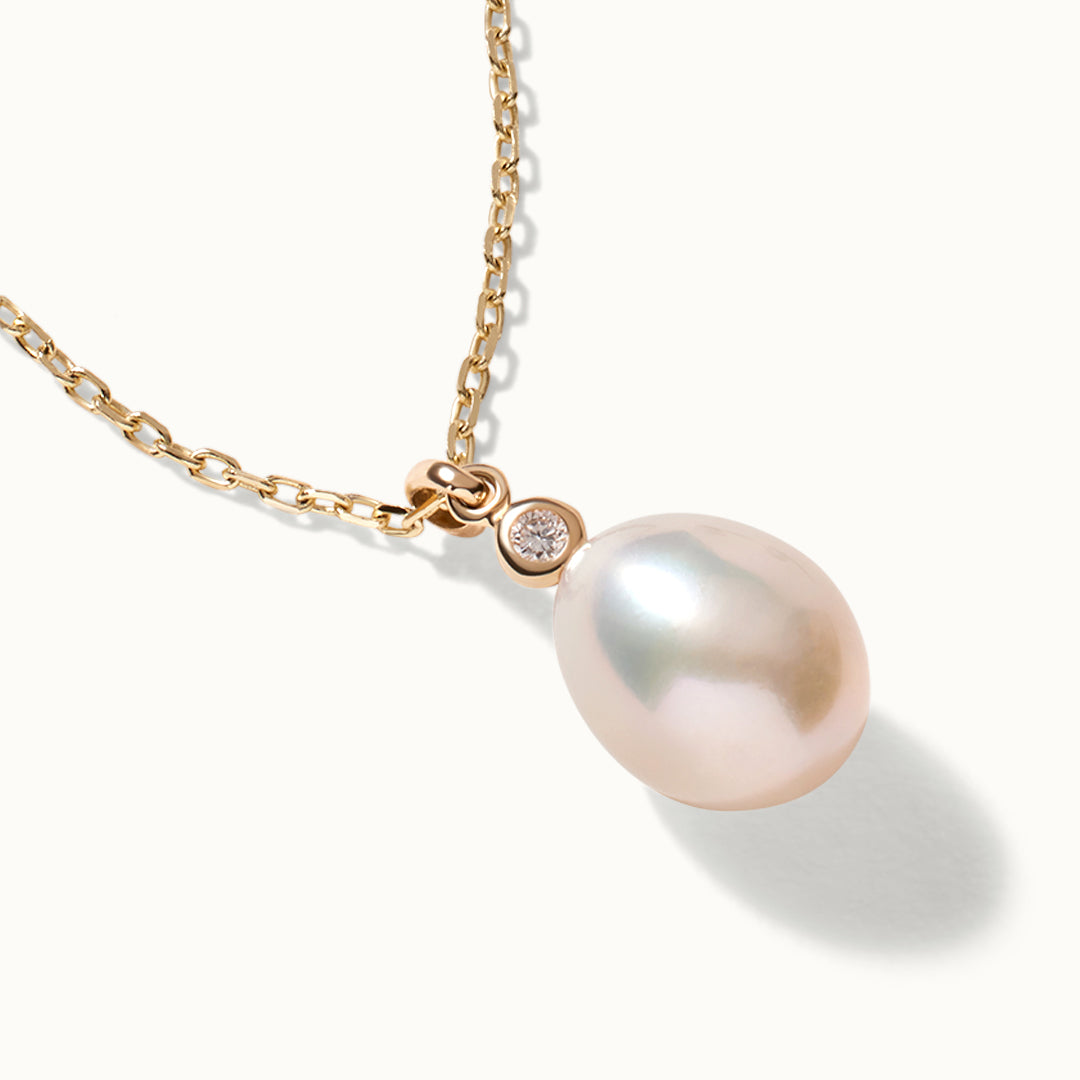 Pearl & Diamond Drop Hanger