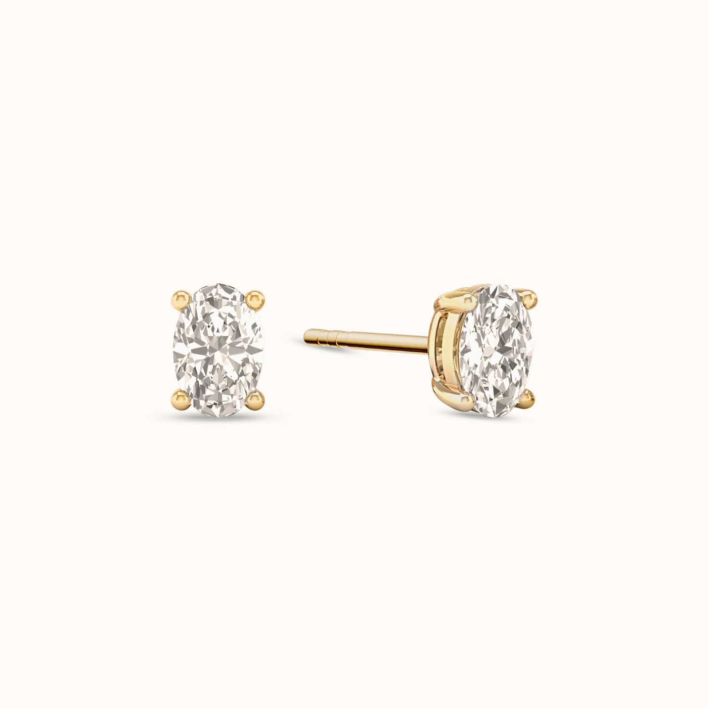 Ovaal Stud 0.25 ct