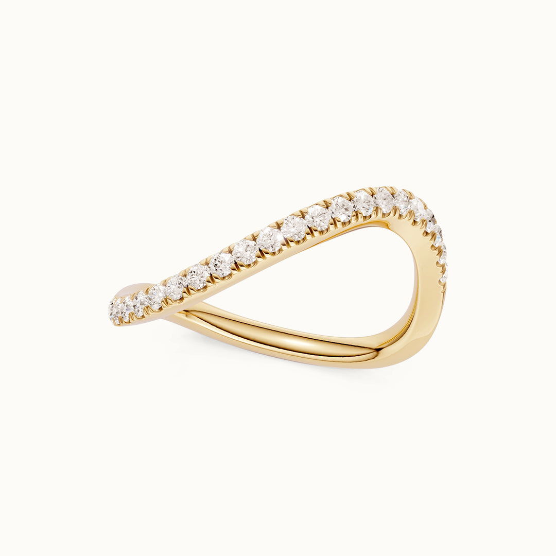 Sophia Wavy Eternity Ring