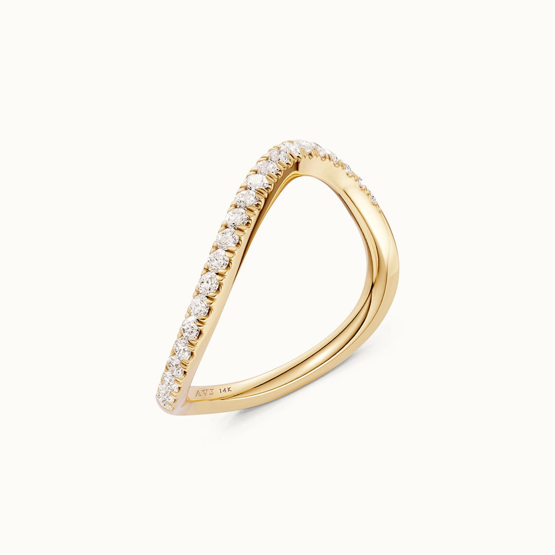Sophia Wavy Eternity Ring