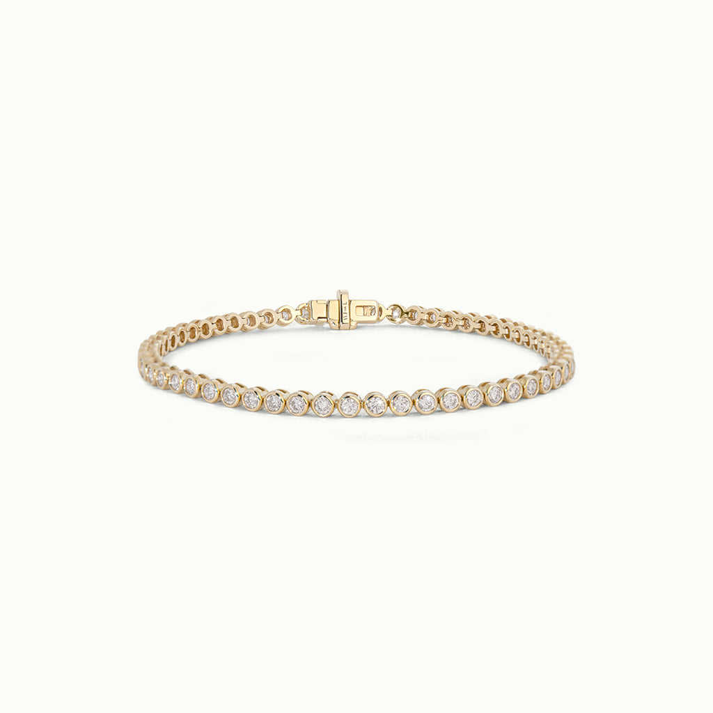 Tennis Armband Bezel 2 ct