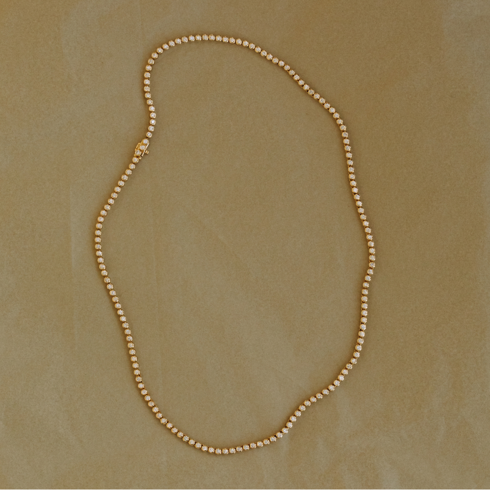Tennis Ketting Bezel