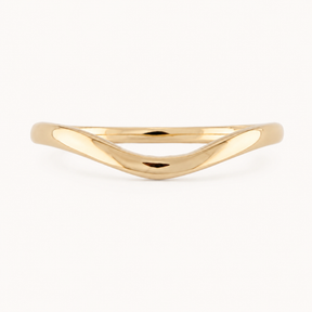 Wavy Half Eternity Ring