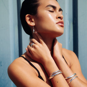 Pulse French hook earrings