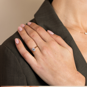 Spencer Petite | Aquamarijn & Diamant