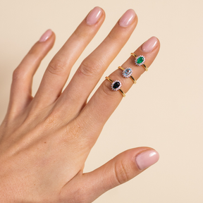 Spencer Petite | Aquamarijn & Diamant