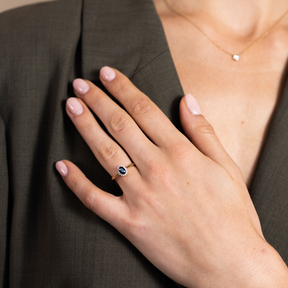 Spencer Petite | Sapphire & Diamond