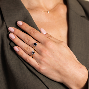 Spencer Petite | Sapphire & Diamond