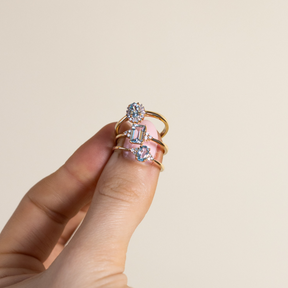 Maya | Aquamarine & Diamond