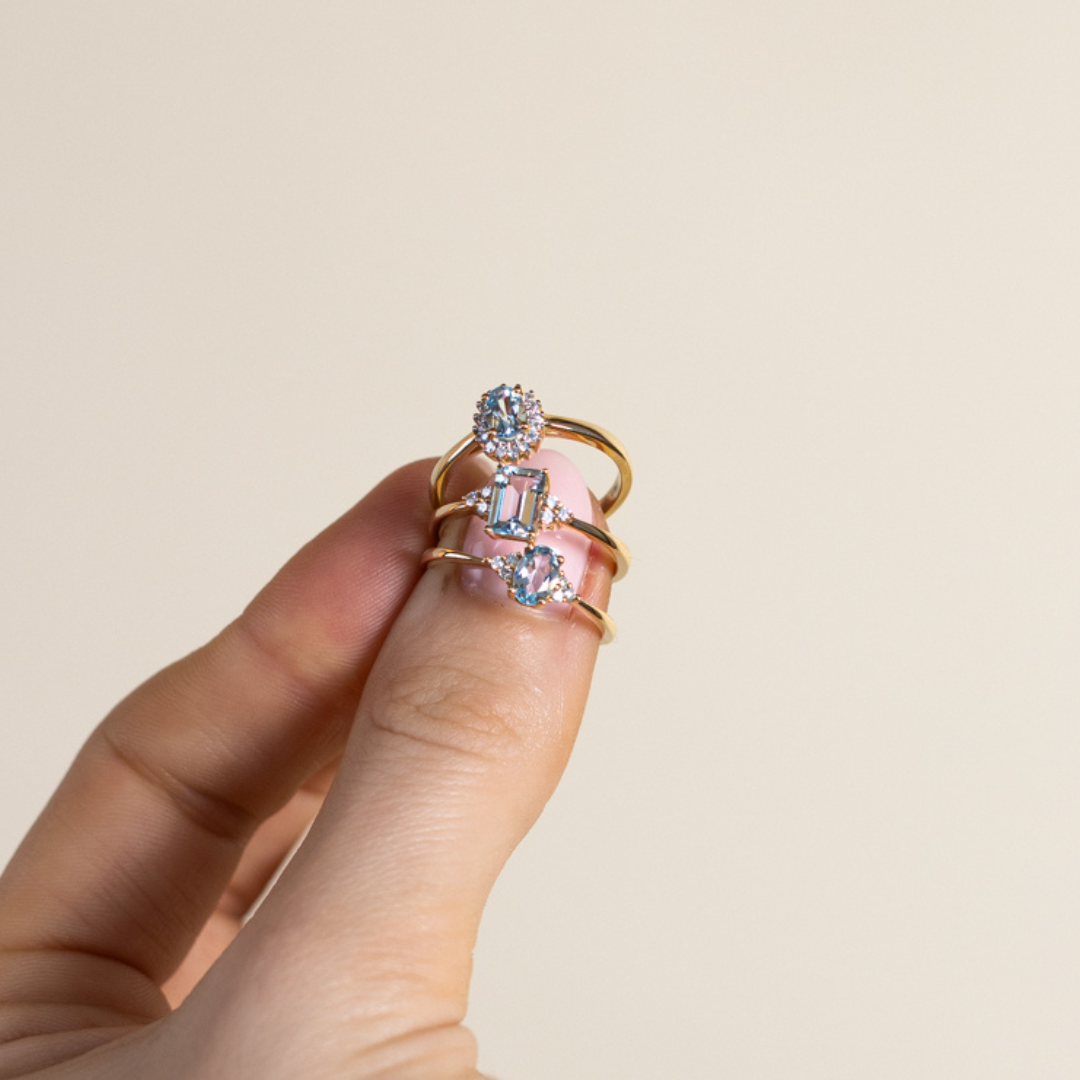 Joanne | Aquamarijn & Diamant