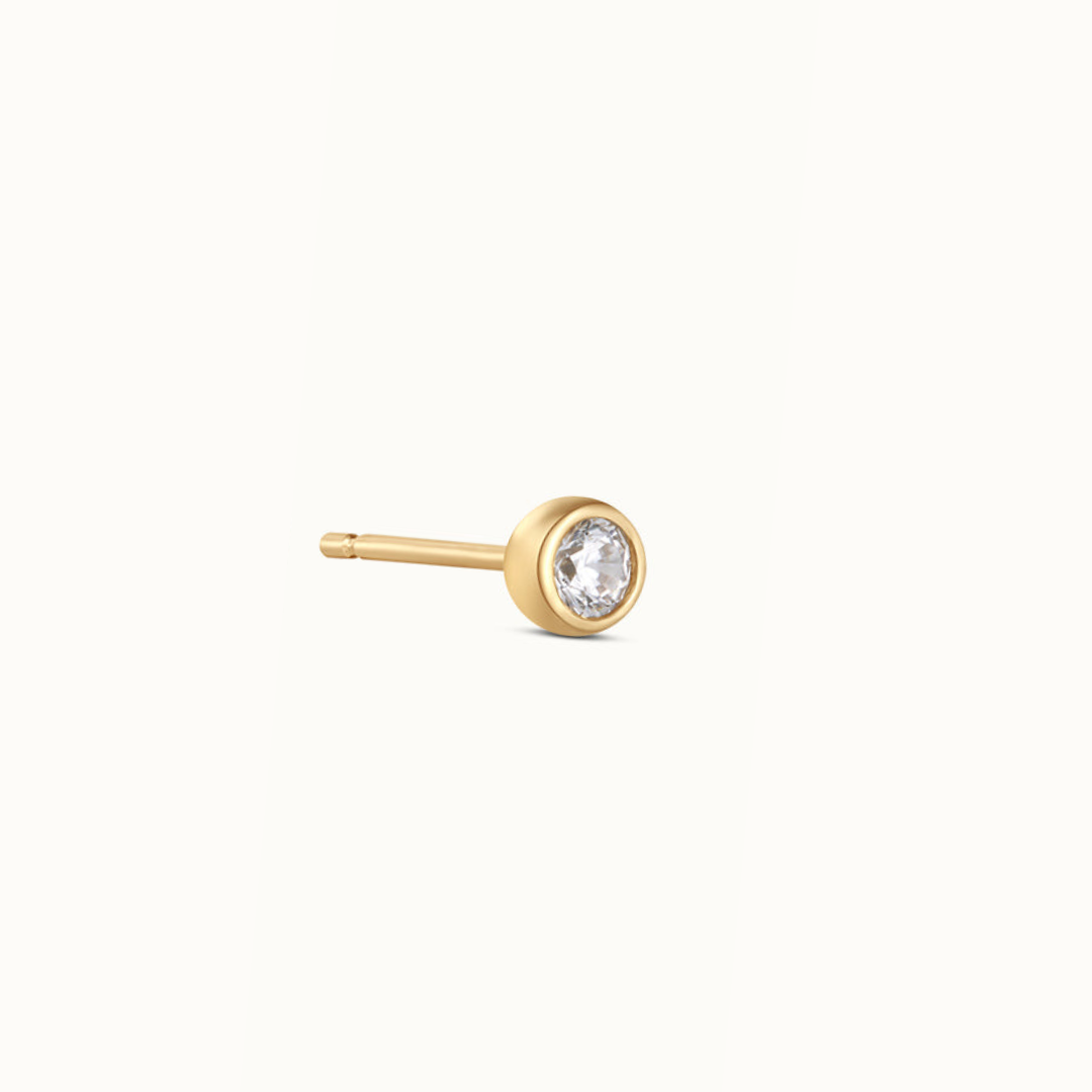 Diamant Bezel Stud