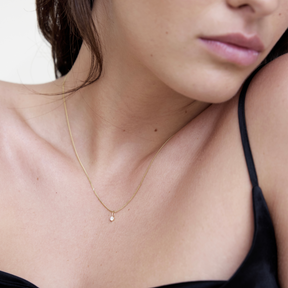 Rond Geboortesteen Hanger