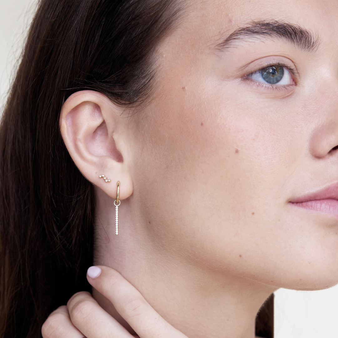 Wavy Diamant Studs