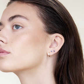 Brilliance Gemstone Stud