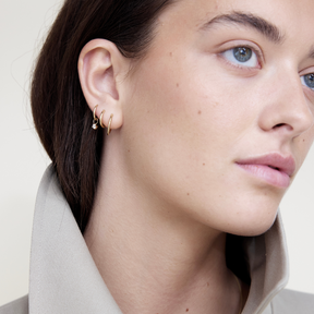 White Sapphire Solo Earring Pendant