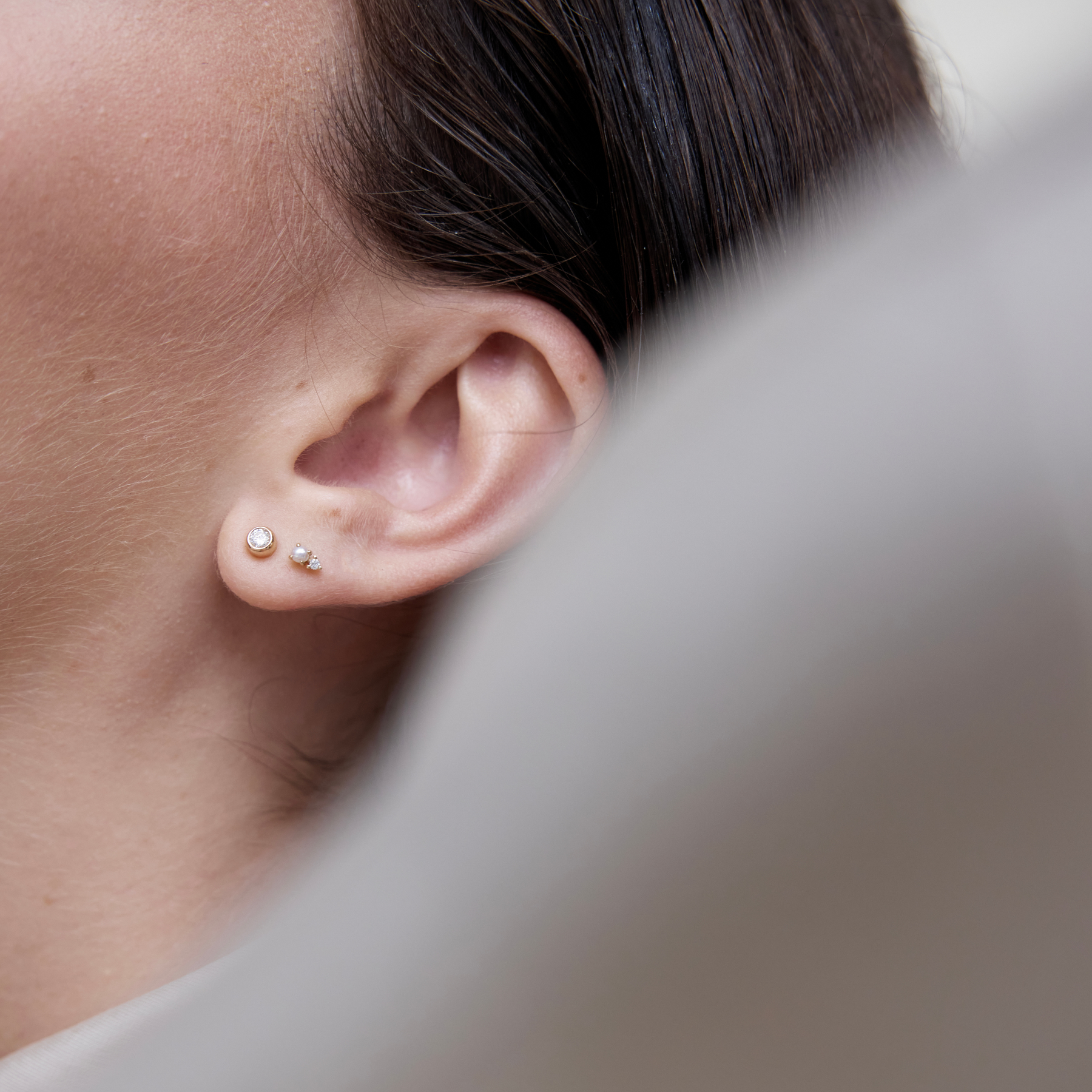 Pearl & Diamond Piercing